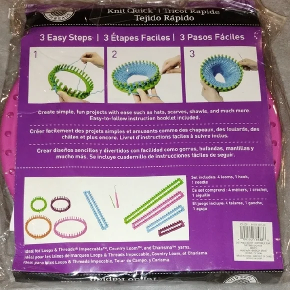 Knit Quick Knitting Loom Set Make A Hat 🥳 - Picture 2 of 5